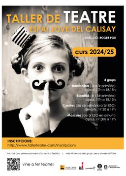 Cartell Taller de Teatre 2024-2025