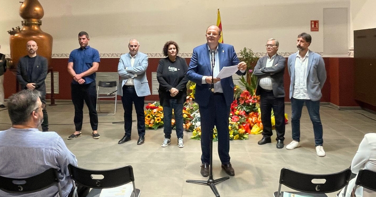 l'alcalde reivindica la llengua, la llibertat i la justcia en el discurs de la diada