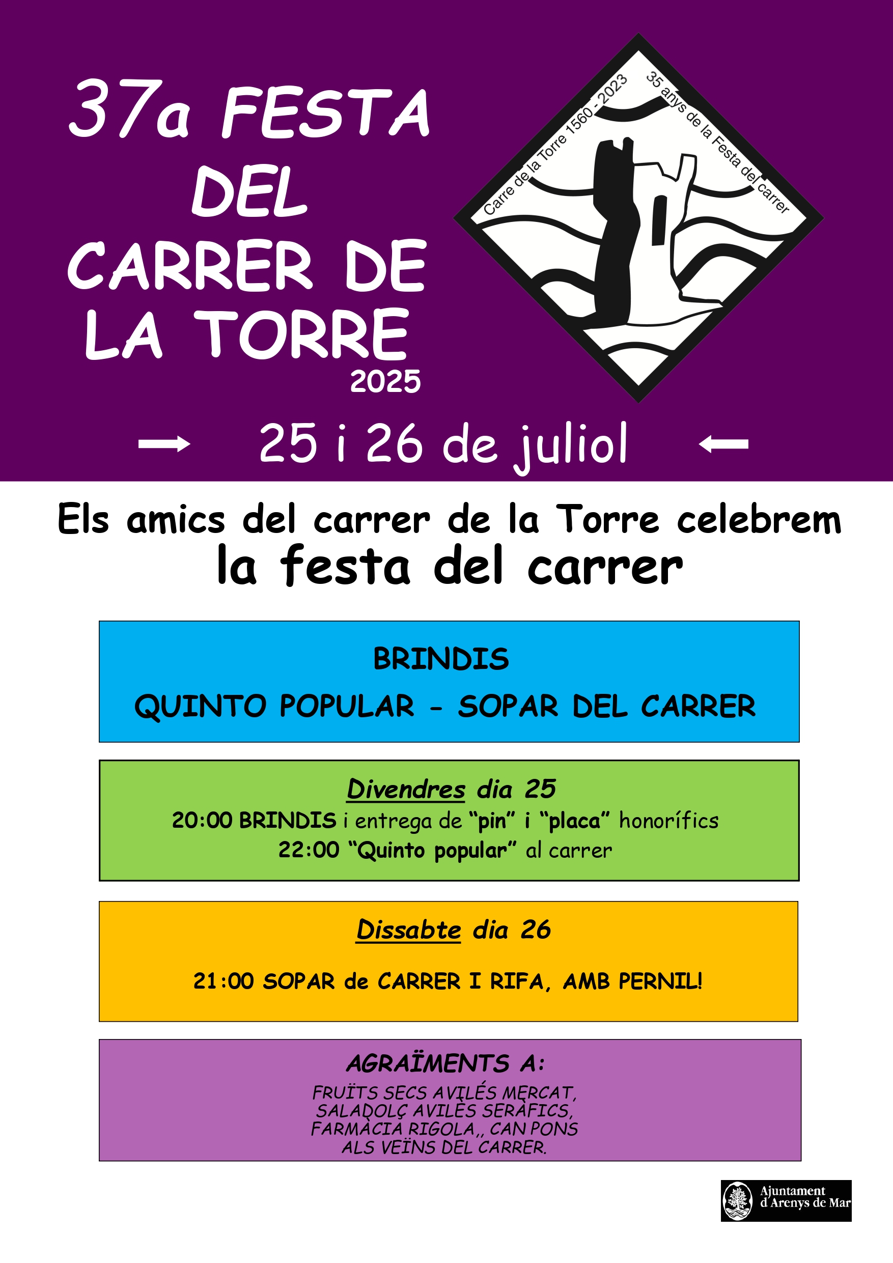 al carrer de la Torre
