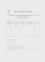 Llista provisional Maricel 