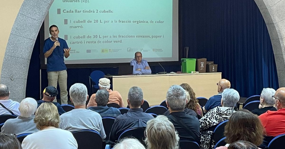 darrera setmana de xerrades informatives sobre la recollida selectiva