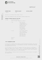 Certificat acord ple