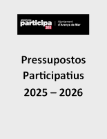 Resultats finals votacions pressupostos participatius 25-26