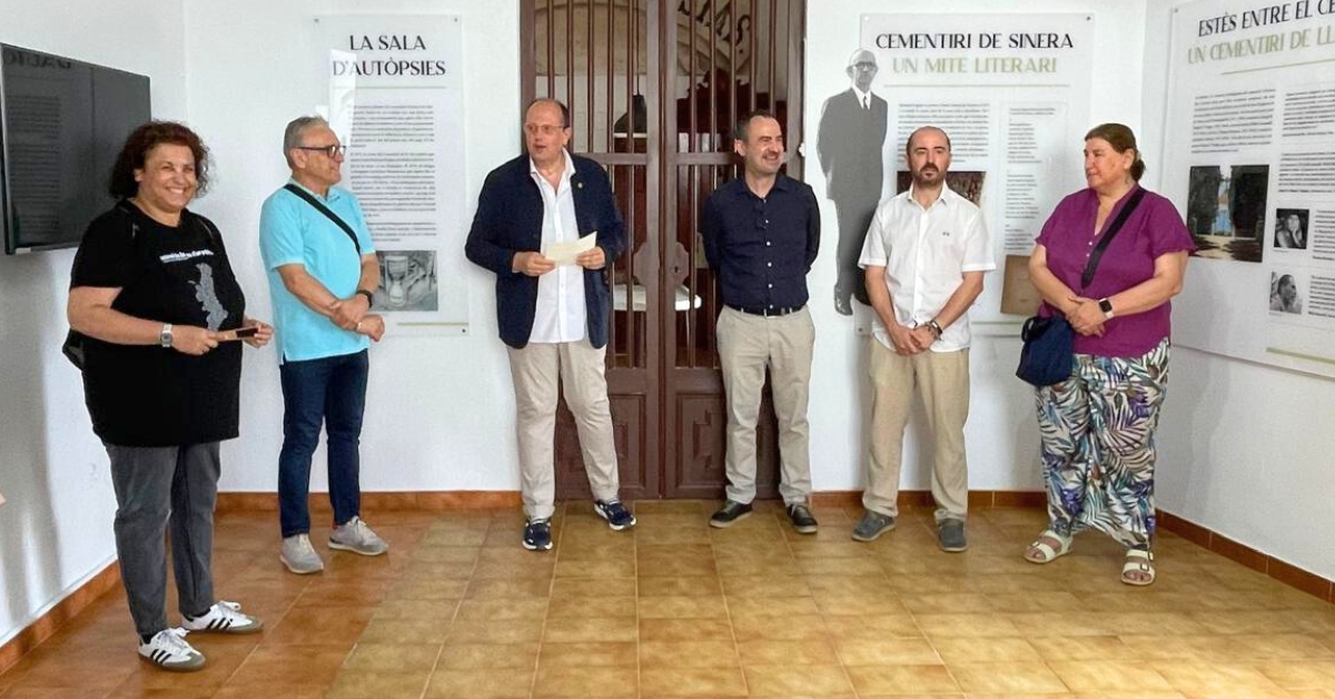 inauguraci del nou espai de benvinguda al cementiri de sinera