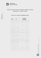 Anunci resultat proves i resultat final proc&eacute;s (Data publicaci&oacute;: 18/11/2025)