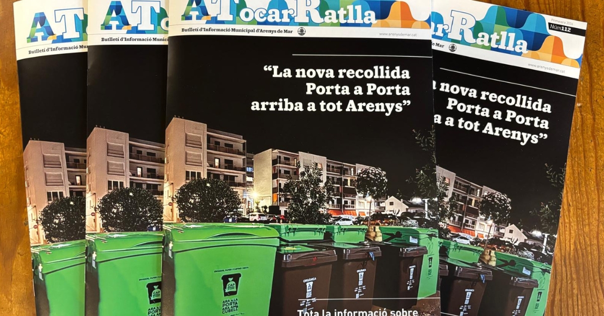 arriba als comer�os arenyencs i edificis p�blics la nova edici� de la revista atr de primavera