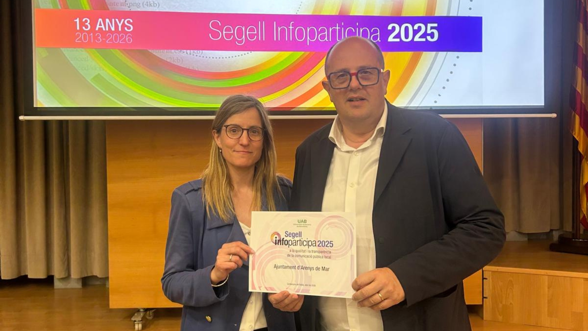 l'ajuntament obt� el segell infoparticipa amb el 100% de transpar�ncia per segon any consecutiu