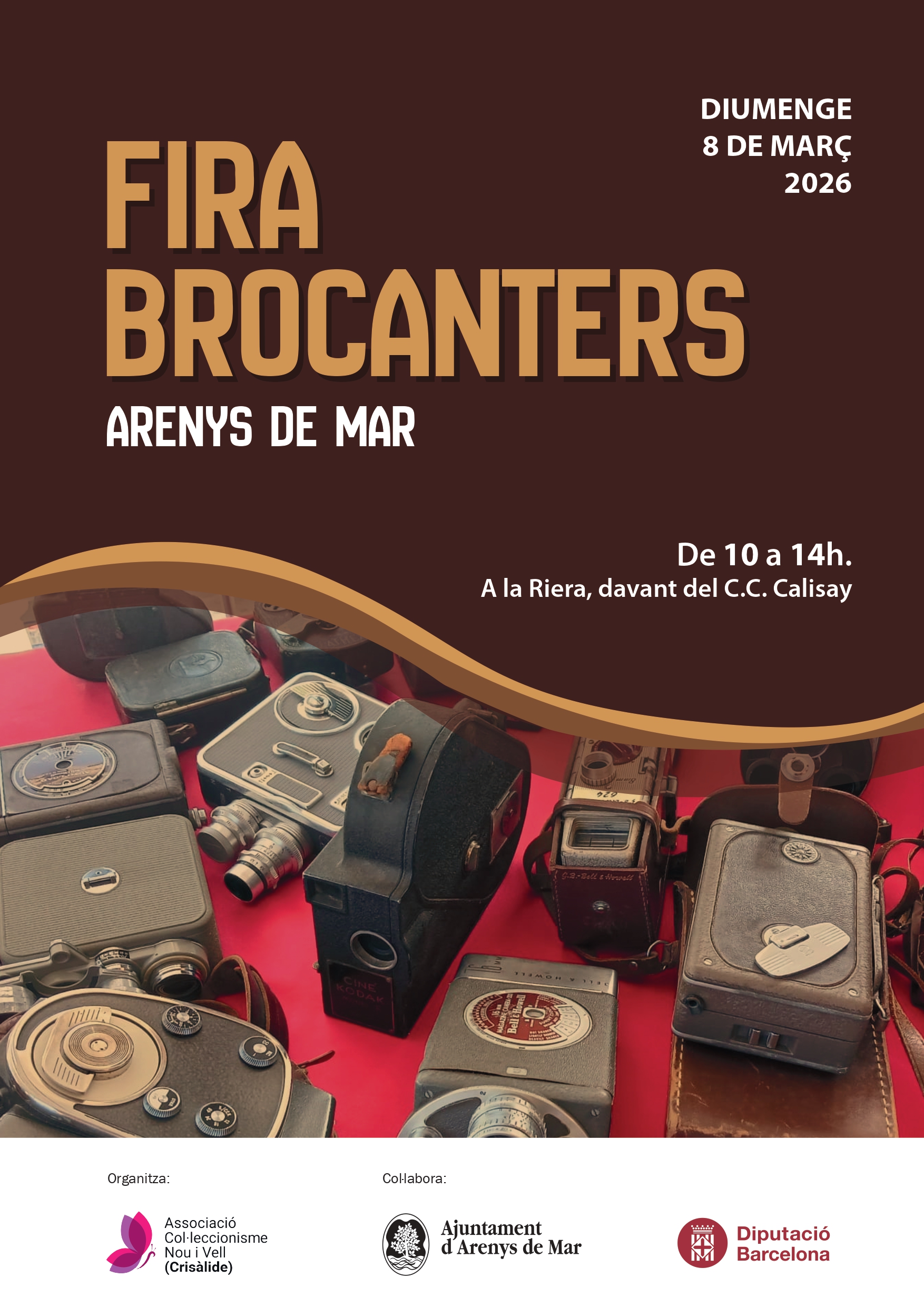 Riera, davant del C.C. Calisay