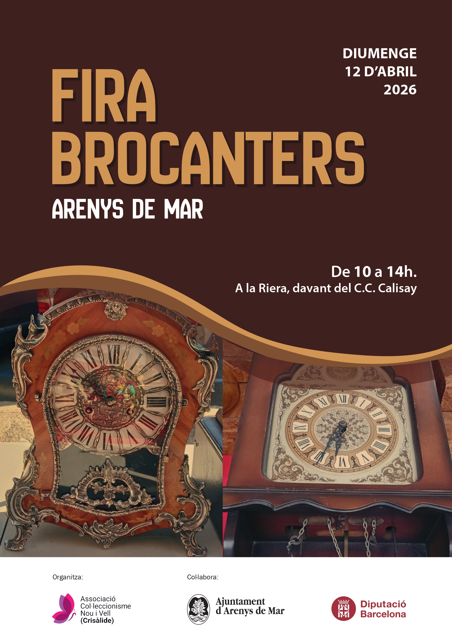 Riera, davant del C.C. Calisay