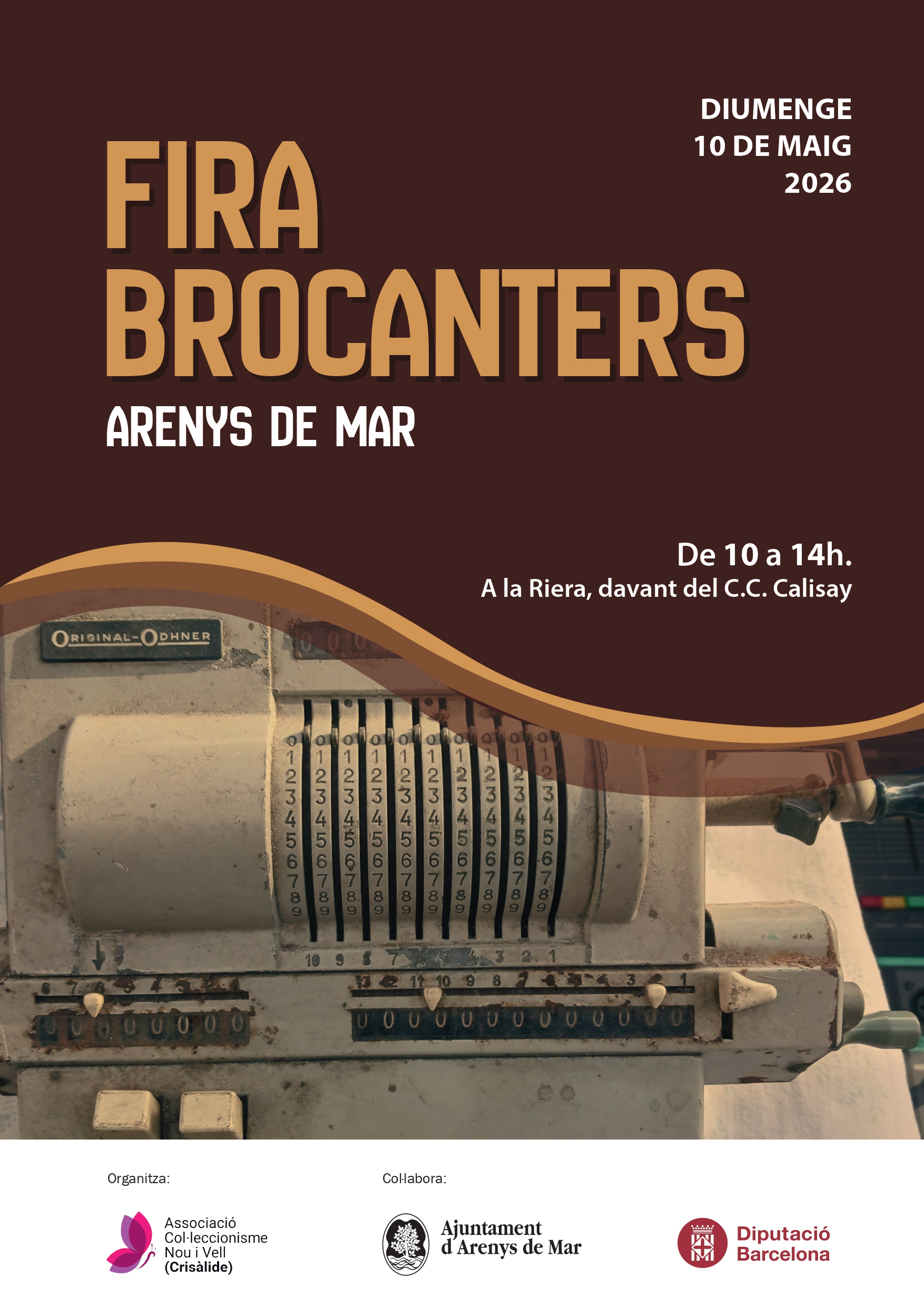 Riera, davant del C.C. Calisay