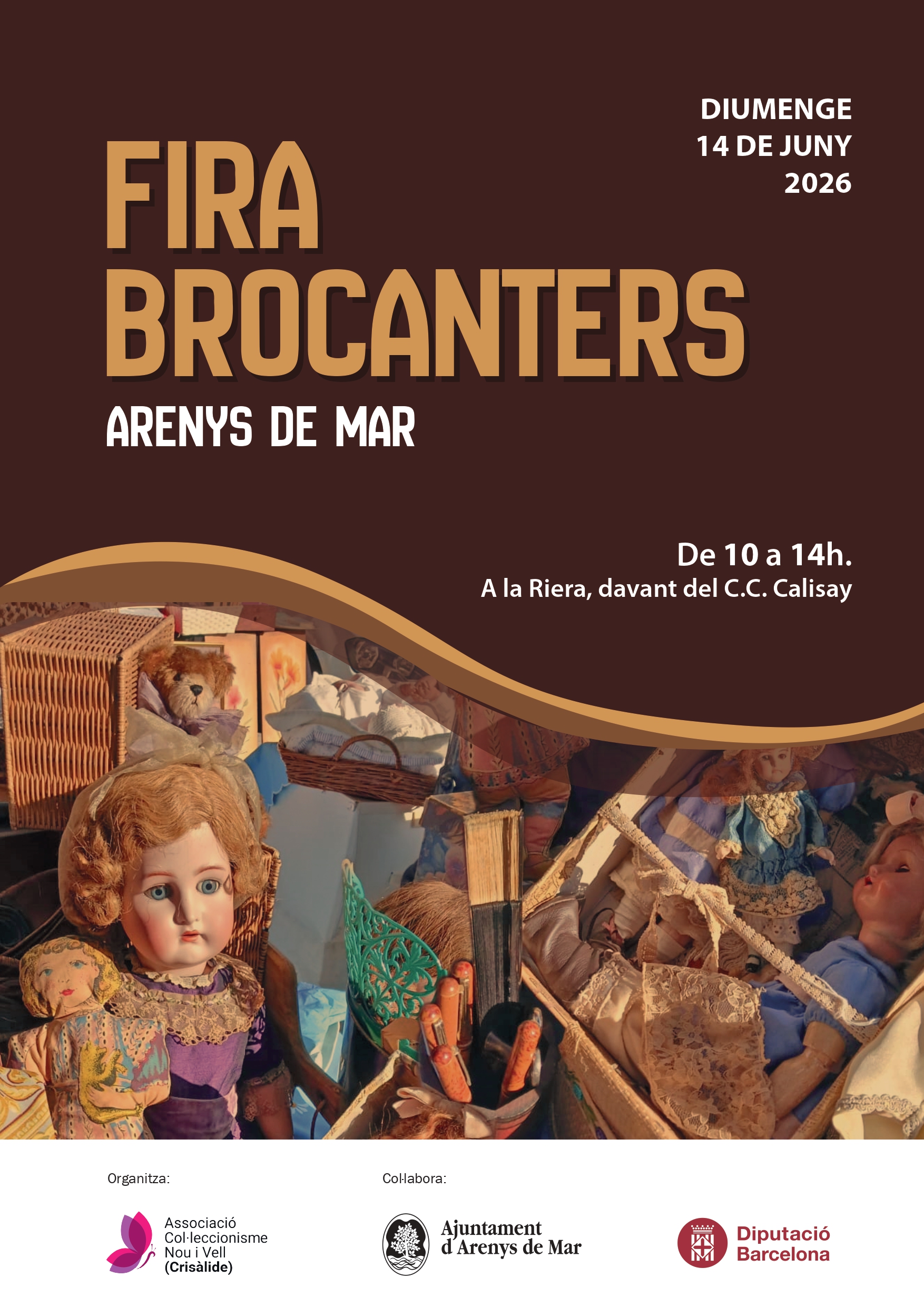 Riera, davant del C.C. Calisay