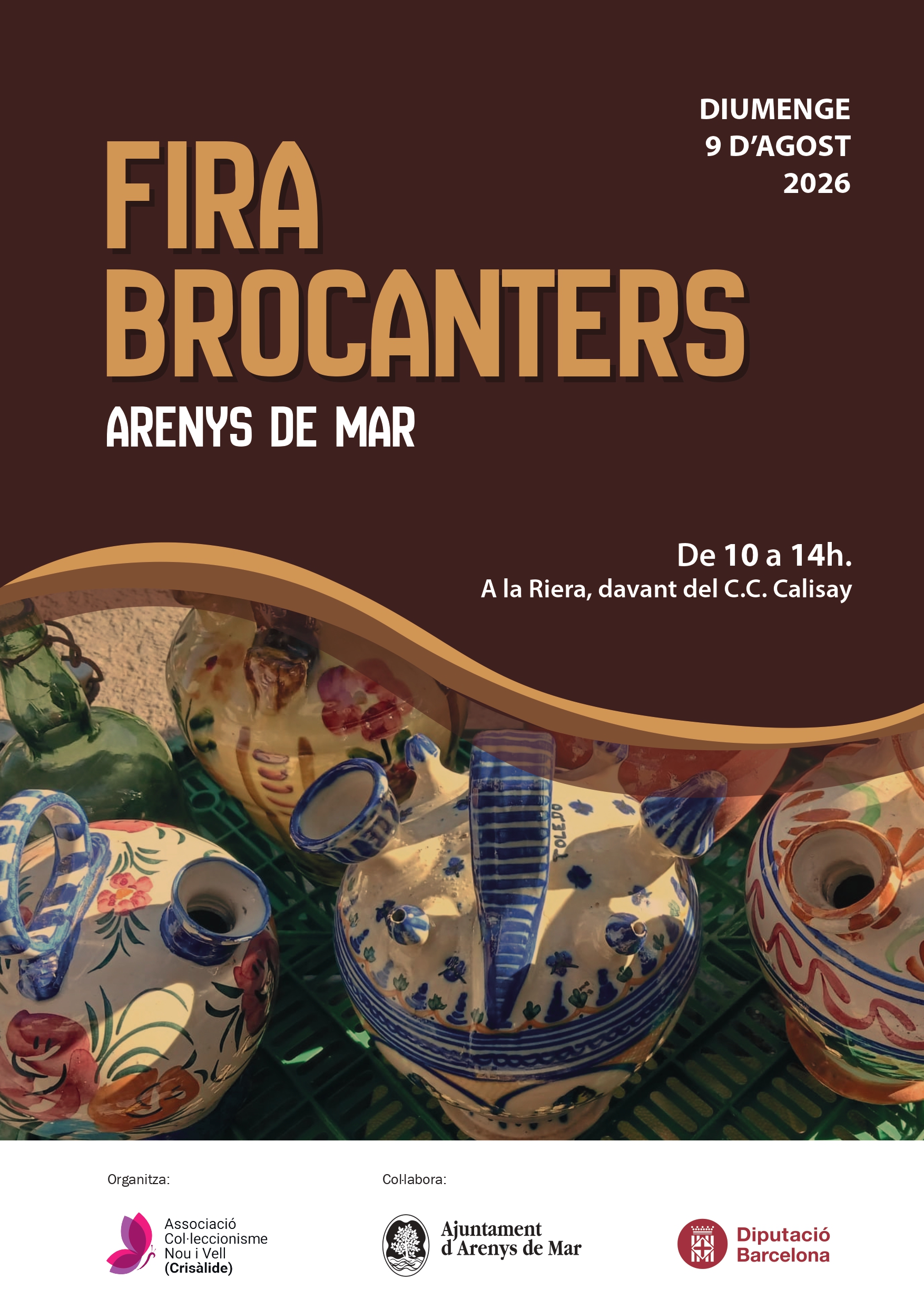 Riera, davant del C.C. Calisay