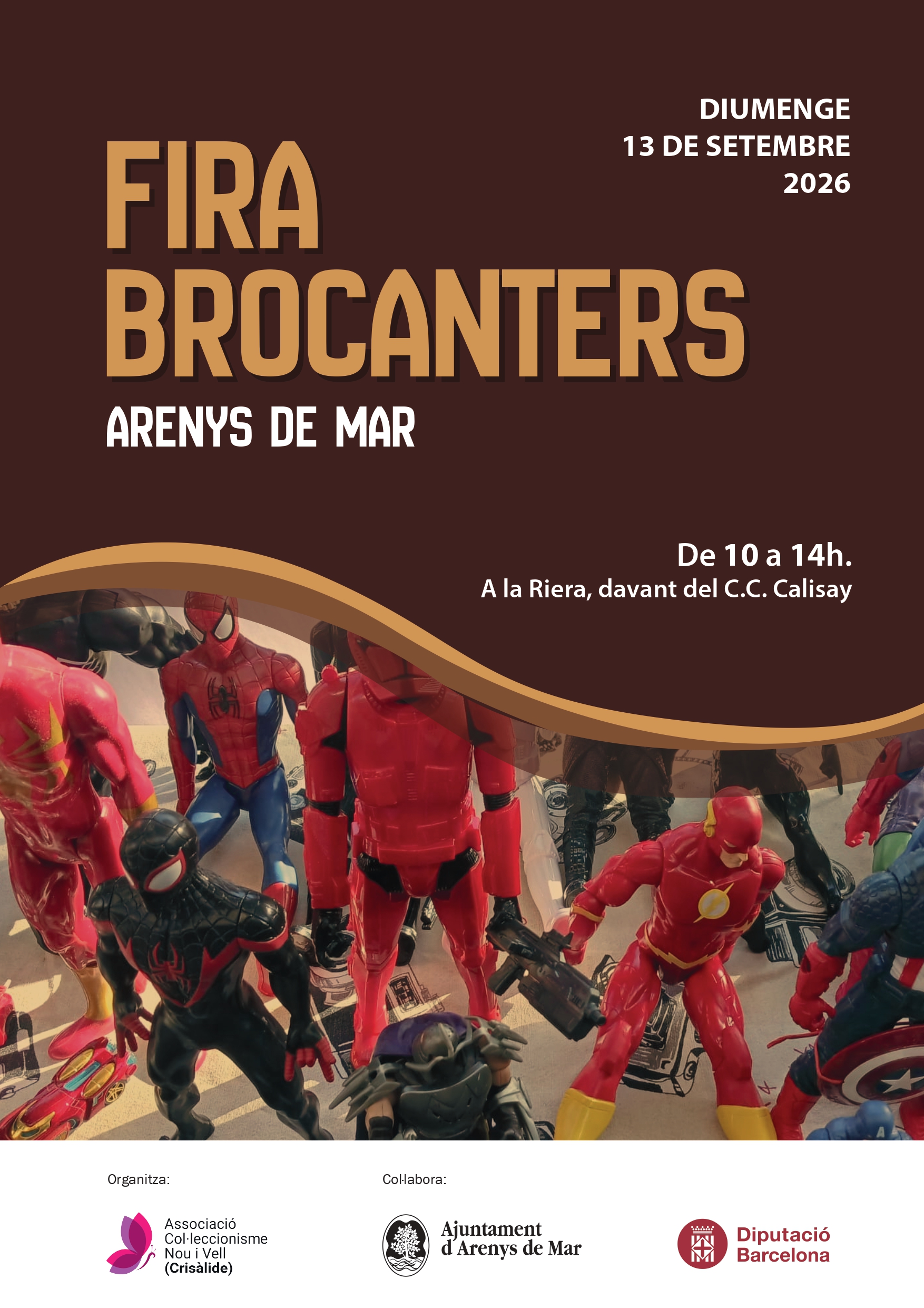 Riera, davant del C.C. Calisay