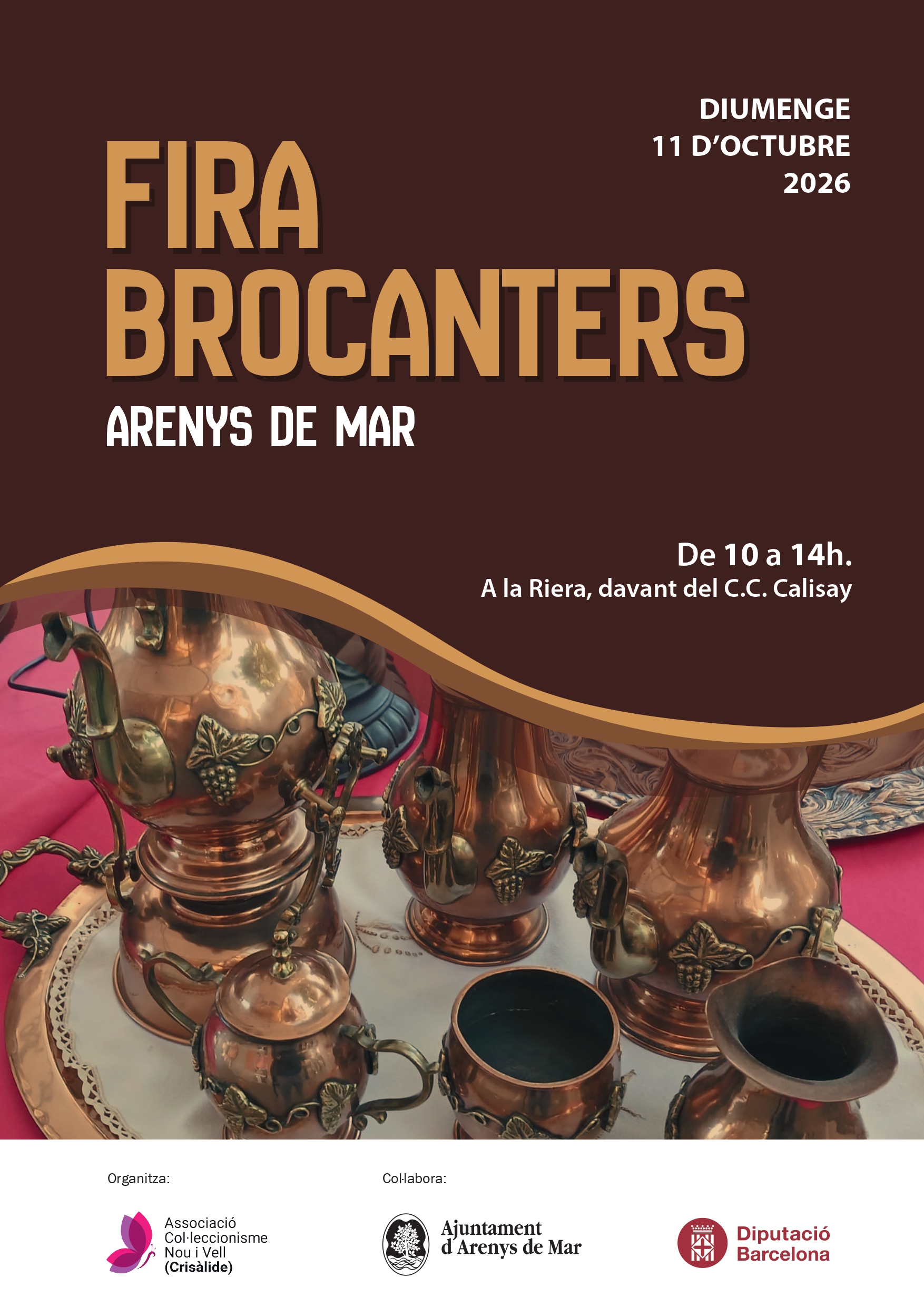 Riera, davant del C.C. Calisay