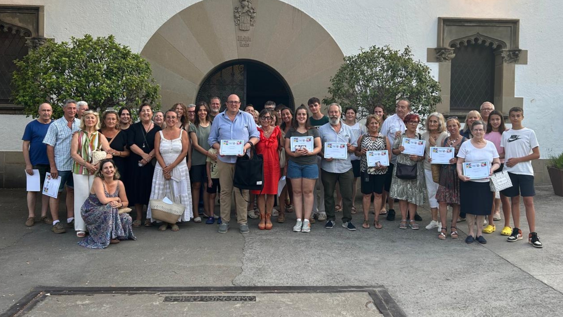 entrega dels premis del 13� concurs floral de l'arenys de flors