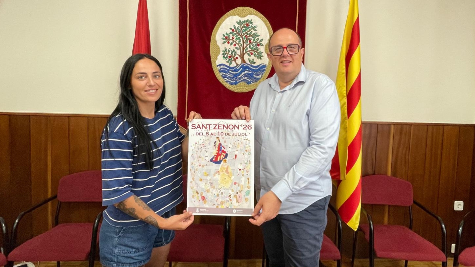 ivet mil�, autora del cartell de la festa major de sant zenon 2026
