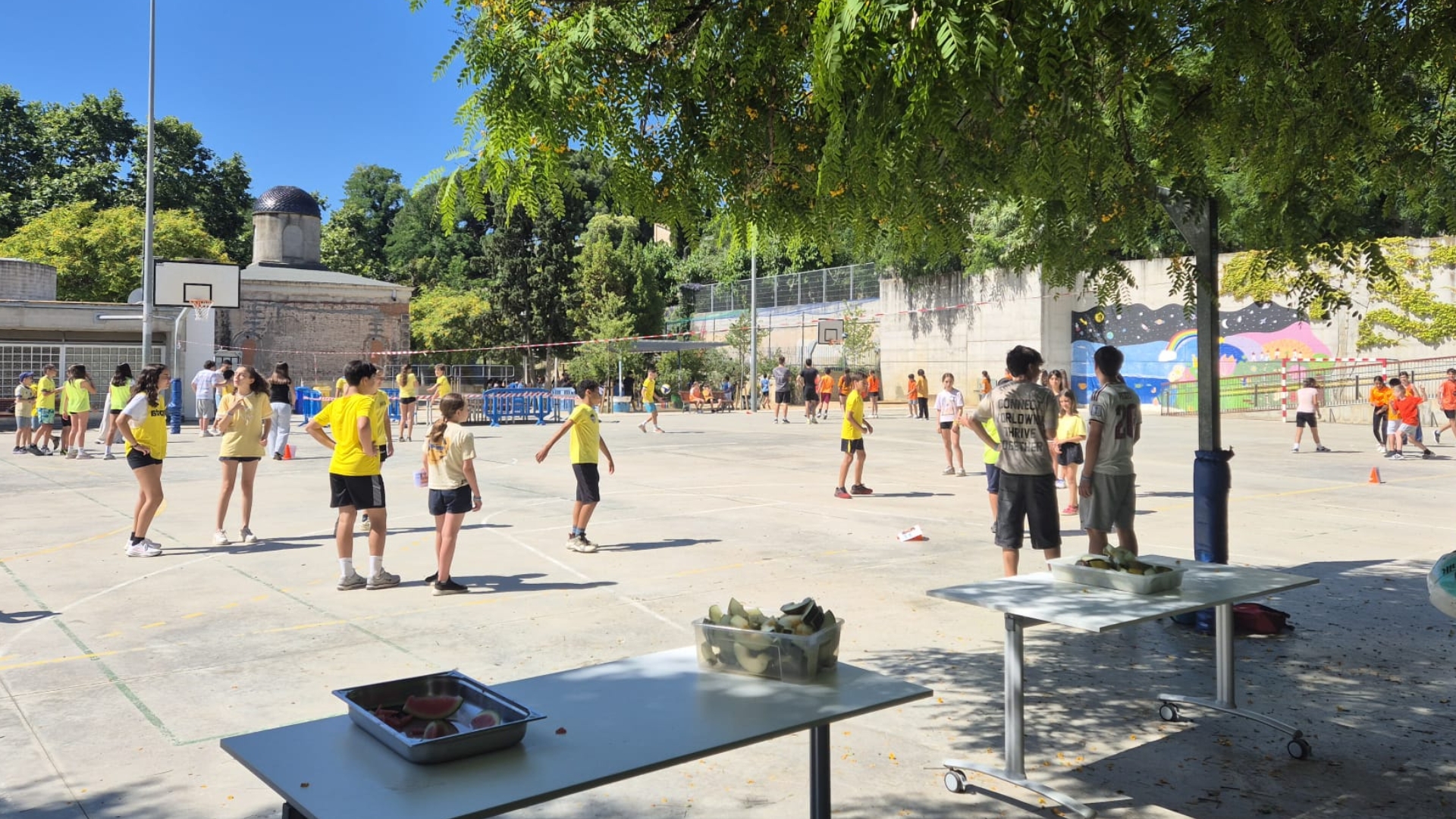 la segona jornada esportiva escolar reuneix l'alumnat de 6� de les escoles d'arenys