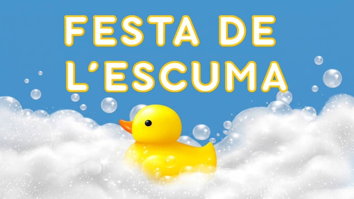 la festa de l'escuma arriba el pròxim 14 d'agost