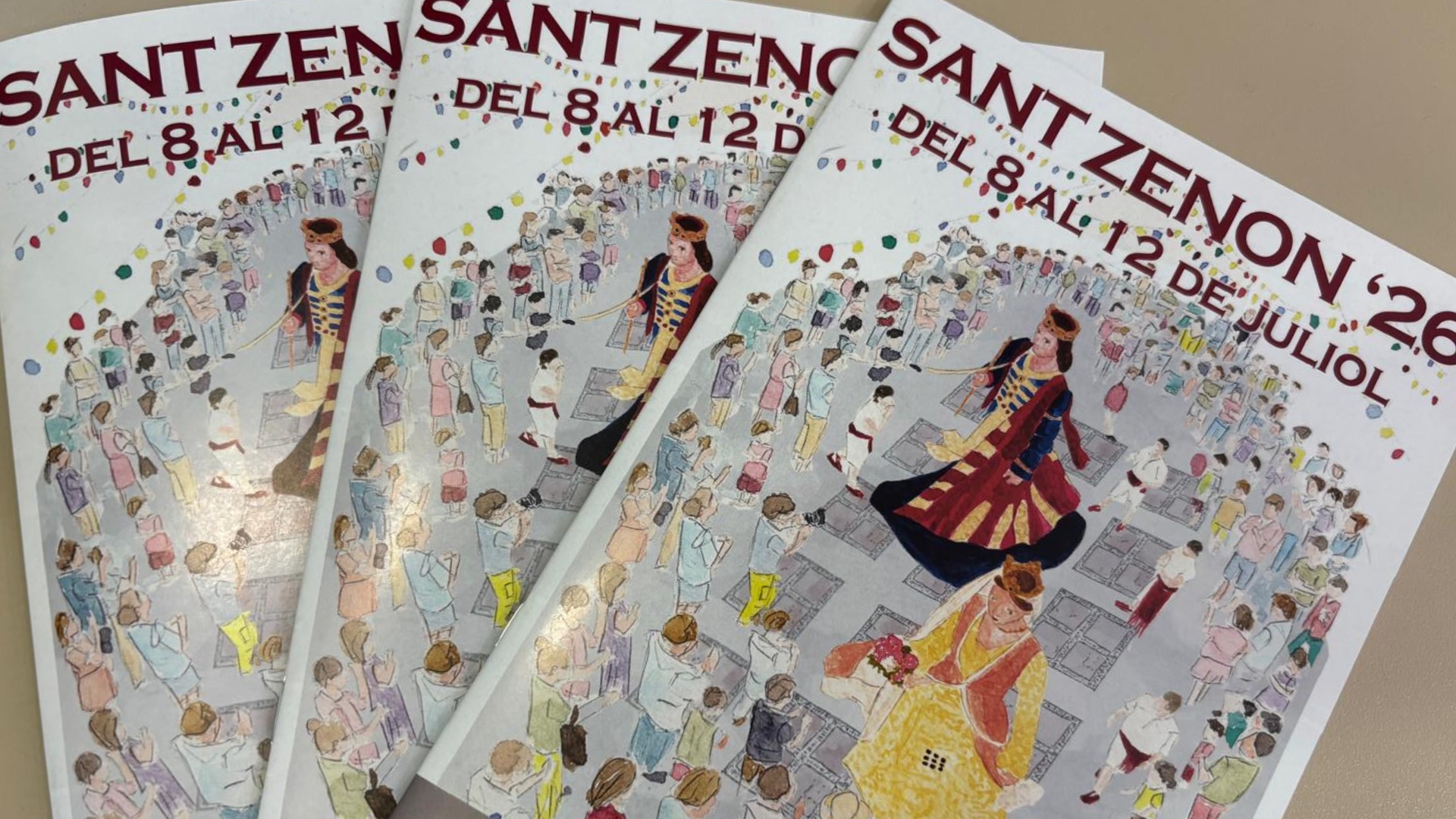 comen�a el repartiment del programa de la festa major de sant zenon 2026