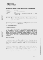 Proposta modificaci&oacute; de cr&egrave;dit Medi Ambient Platges 
