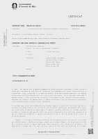 CERTIFICAT ACORD COMISSIO