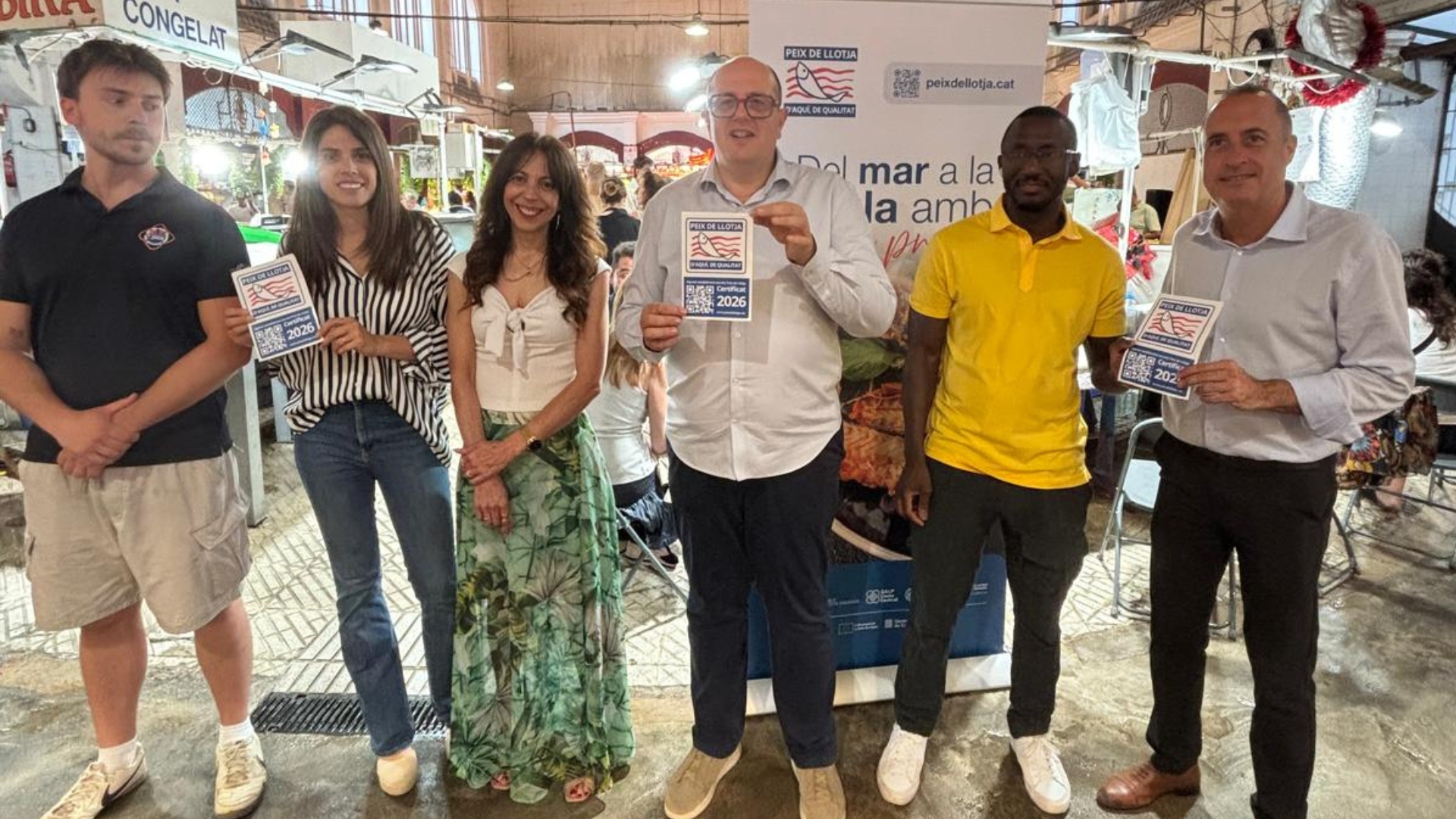 arenys presenta la marca “peix de llotja” per impulsar el consum de peix fresc i local