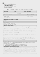 Cessament de la comercialitzaci&oacute; i retirada del mercat de les unitats distribu&iuml;des dels productes per a tatuatge i maquillatge permanent de les marques E5-22 BIOTEK OCRA i BIOTEK ORANGE