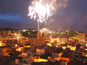 Foto del focs de Sant Pere. Foto d'Enric Pera