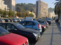 aparcament platja