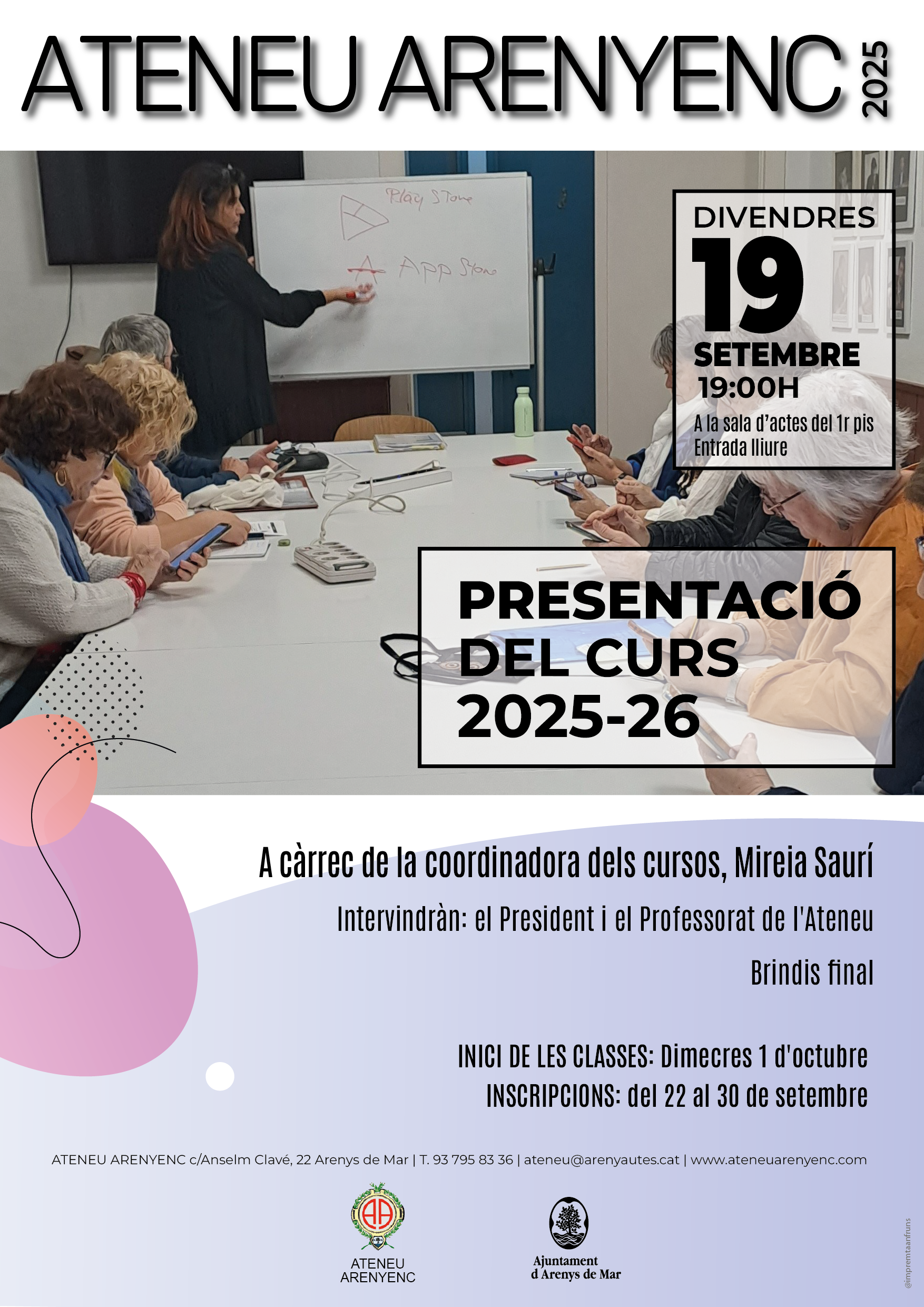 Sala d'actes de l'Ateneu