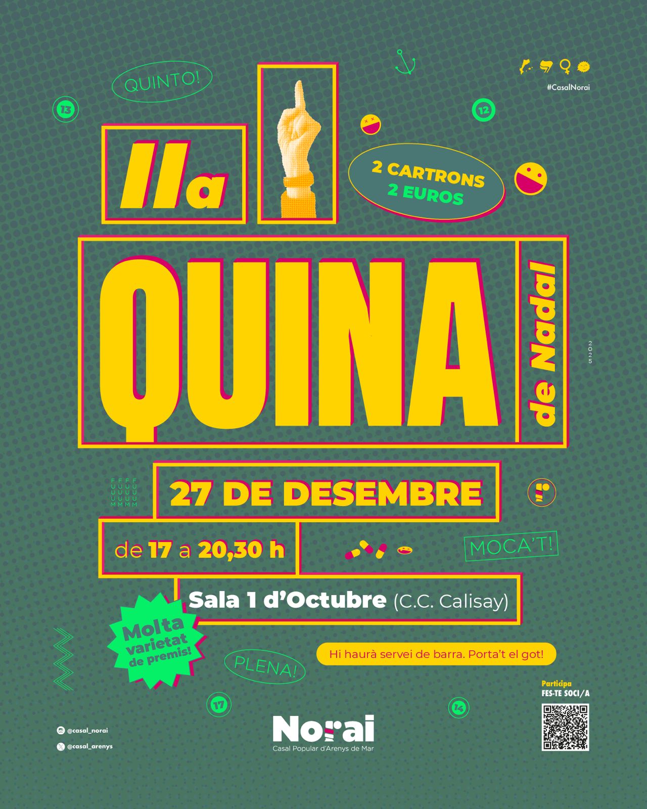 Sala '1 d'octubre' del C.C.Calisay