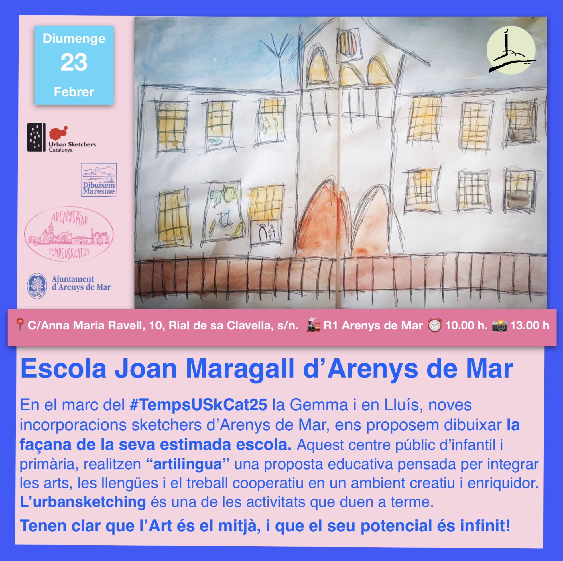 Escola Joan Maragall, carrer Anna Maria Ravell 10 Rial de Sa Clavella s/n