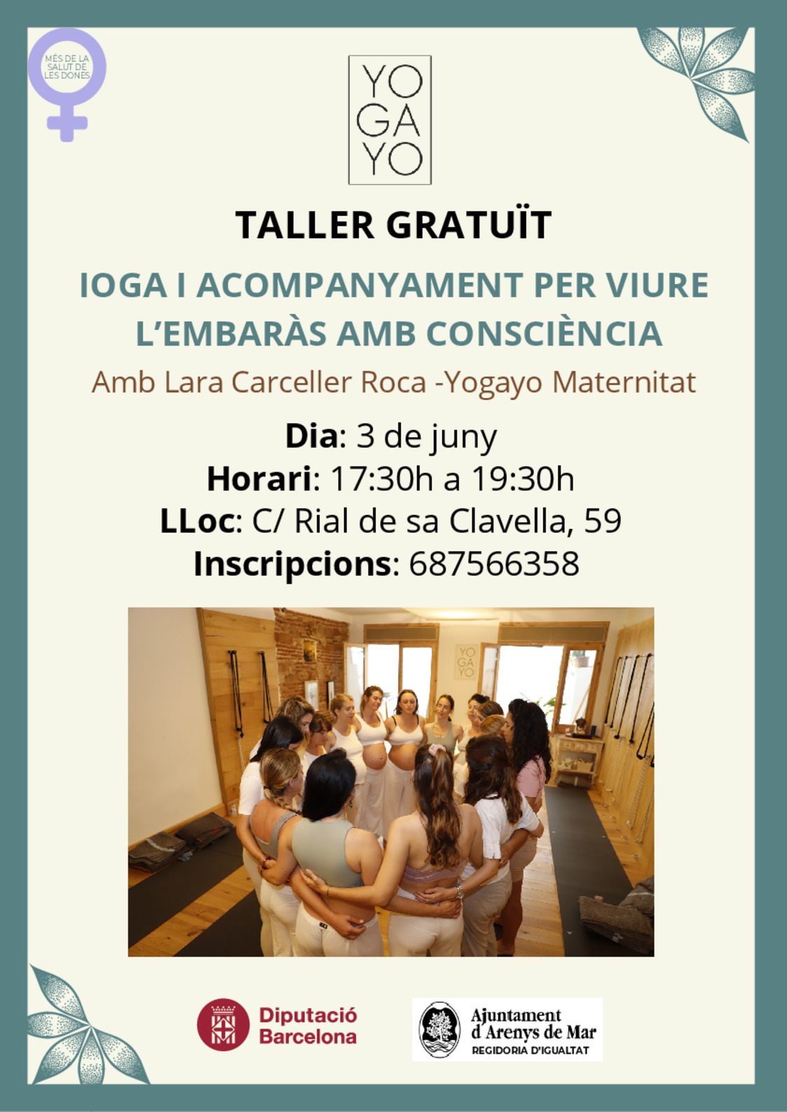 Yogayo maternitat. c/ Rial de Sa Clavella, 59