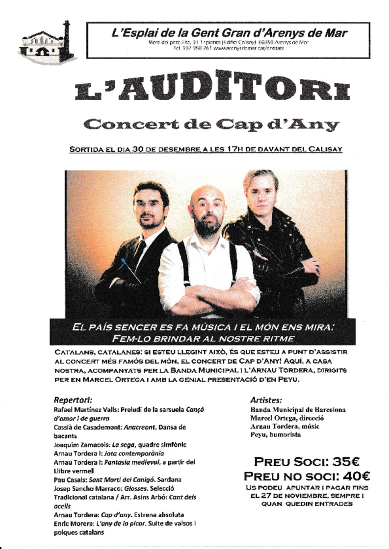 Sortida de La Riera davant del Calisay