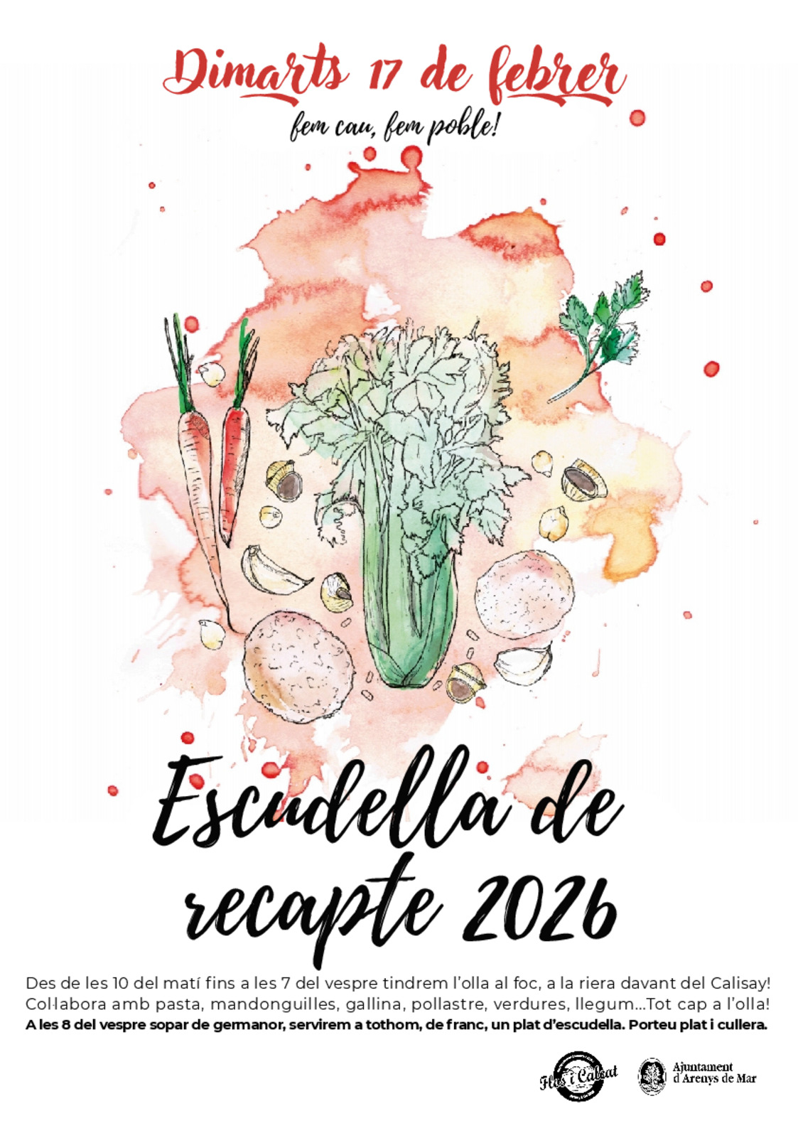 Riera, davant del C.C. Calisay