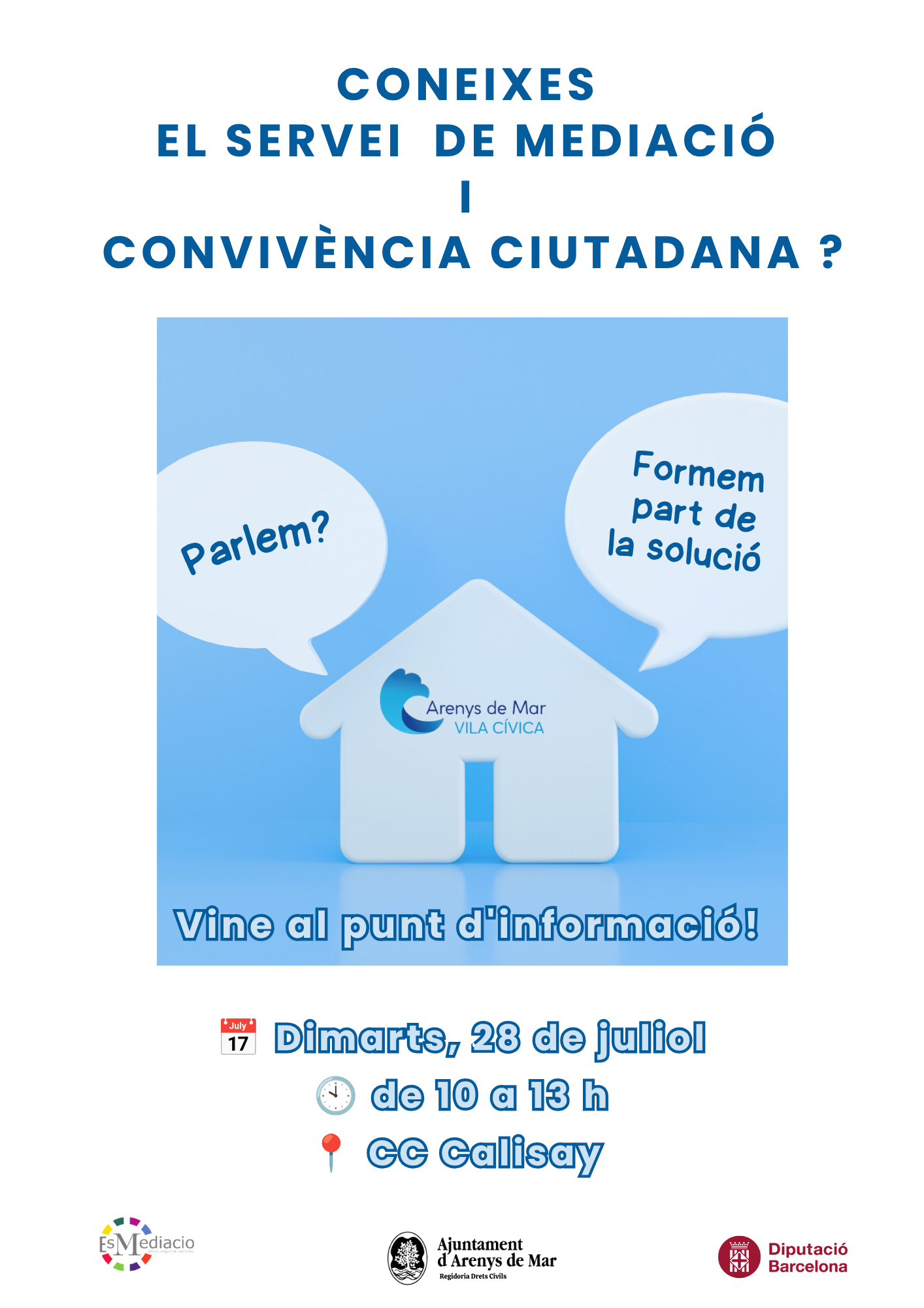 Riera, davant del C.C. Calisay