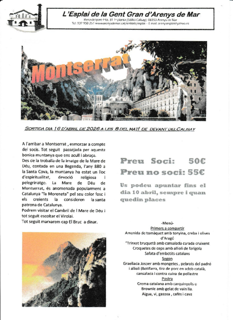 Riera, davant del C.C. Calisay