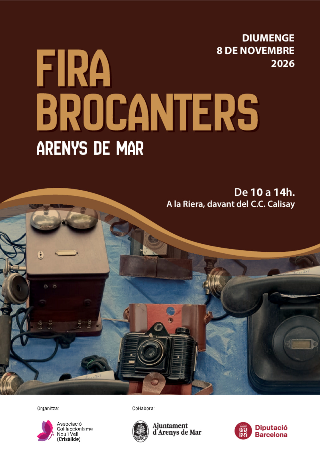 Riera, davant del C.C. Calisay