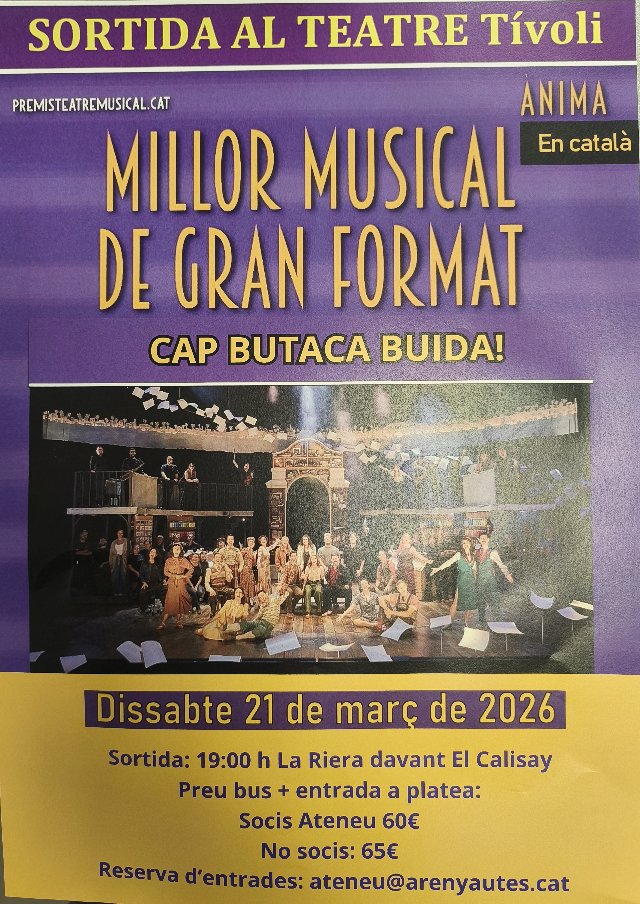 Sortida de La Riera devant del Calisay